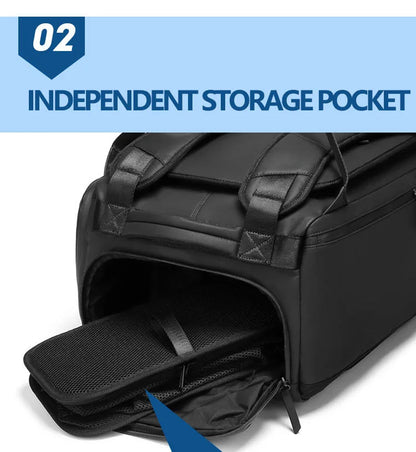 Men’s Sport Gym Bag – Multi-Functional Travel, Fitness & Outdoor Duffle with Dry/Wet Compartments