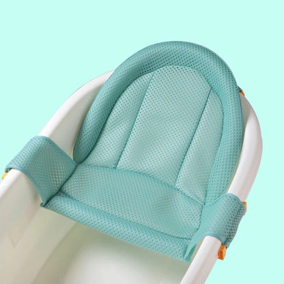 Non-Slip Baby Bath Cushion – Newborn Safety Support Pad & Soft Bathtub Mat