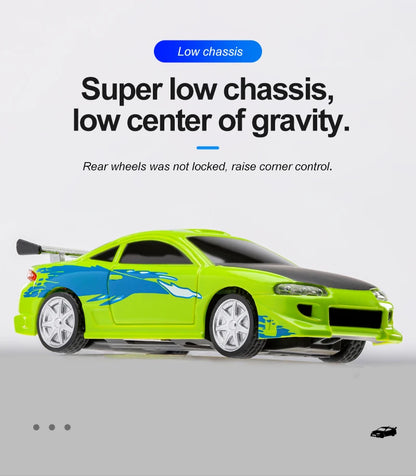 Turbo Racing 1:76 RC Drift Car | C64/C72/C73/C74 with Gyro & Full Remote Control for Kids & Adults