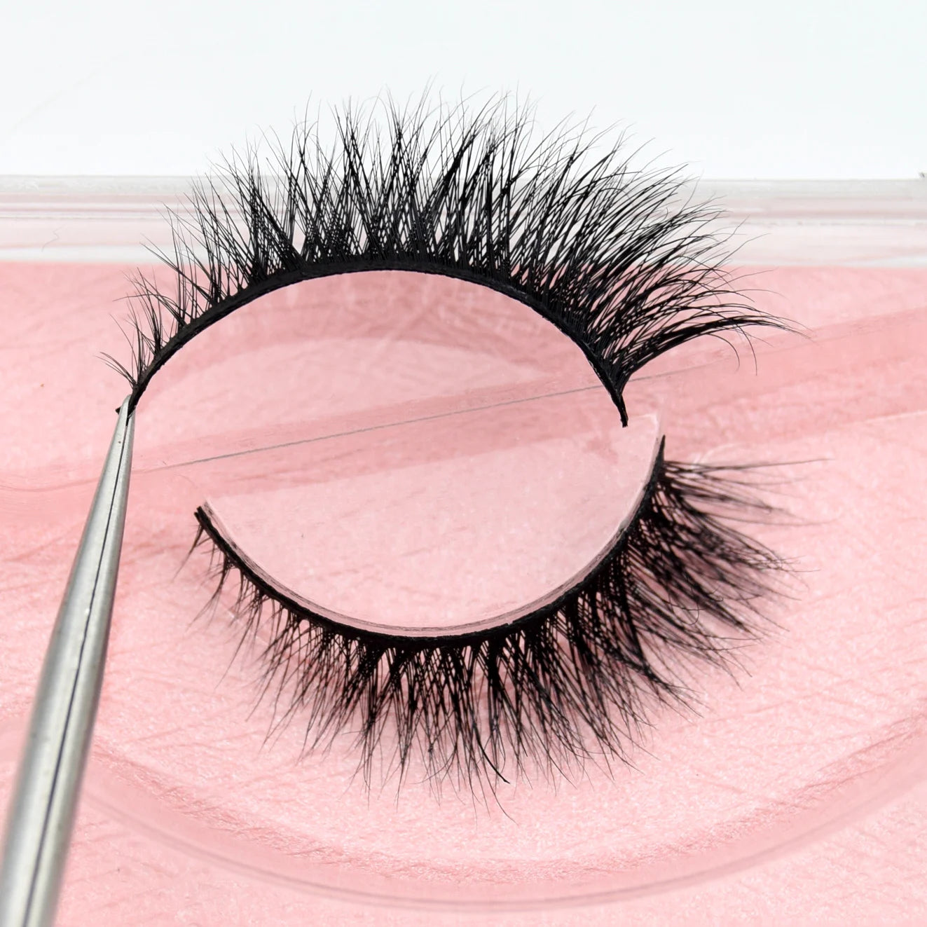 Visofree 13mm 3D Mink Eyelashes – Natural Long Handmade Cruelty-Free False Lashes for Makeup G04