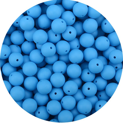 LOFCA Silicone Teething Beads - 20pcs 15mm Round Baby Chew Beads for DIY Teether Toys Infant Accessories