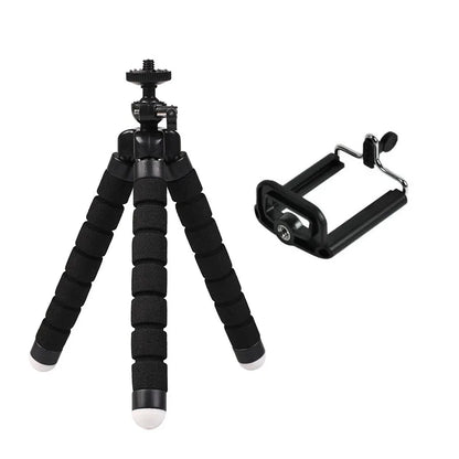 Flexible Mini Octopus Tripod for GoPro Hero 12/11/10/9/8/7 Black MAX & Action Cameras Accessories