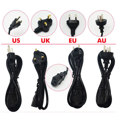 AC to DC 12V Switching Power Supply Adapter - 220V to 12V SMPS Transformer, 1A–10A LED Power Supply