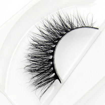 Visofree 3D Mink Eyelashes – Thick Handmade Full Strip Cruelty-Free False Lashes for Makeup M56