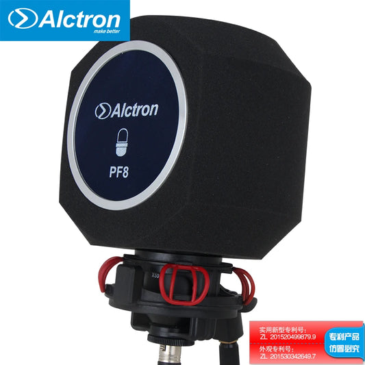 Alctron PF8/PF8 PRO Studio Mic Screen – Acoustic Filter & Pop Filter Mic Cover, Noise Reduction Wind Shield Foam for Recording