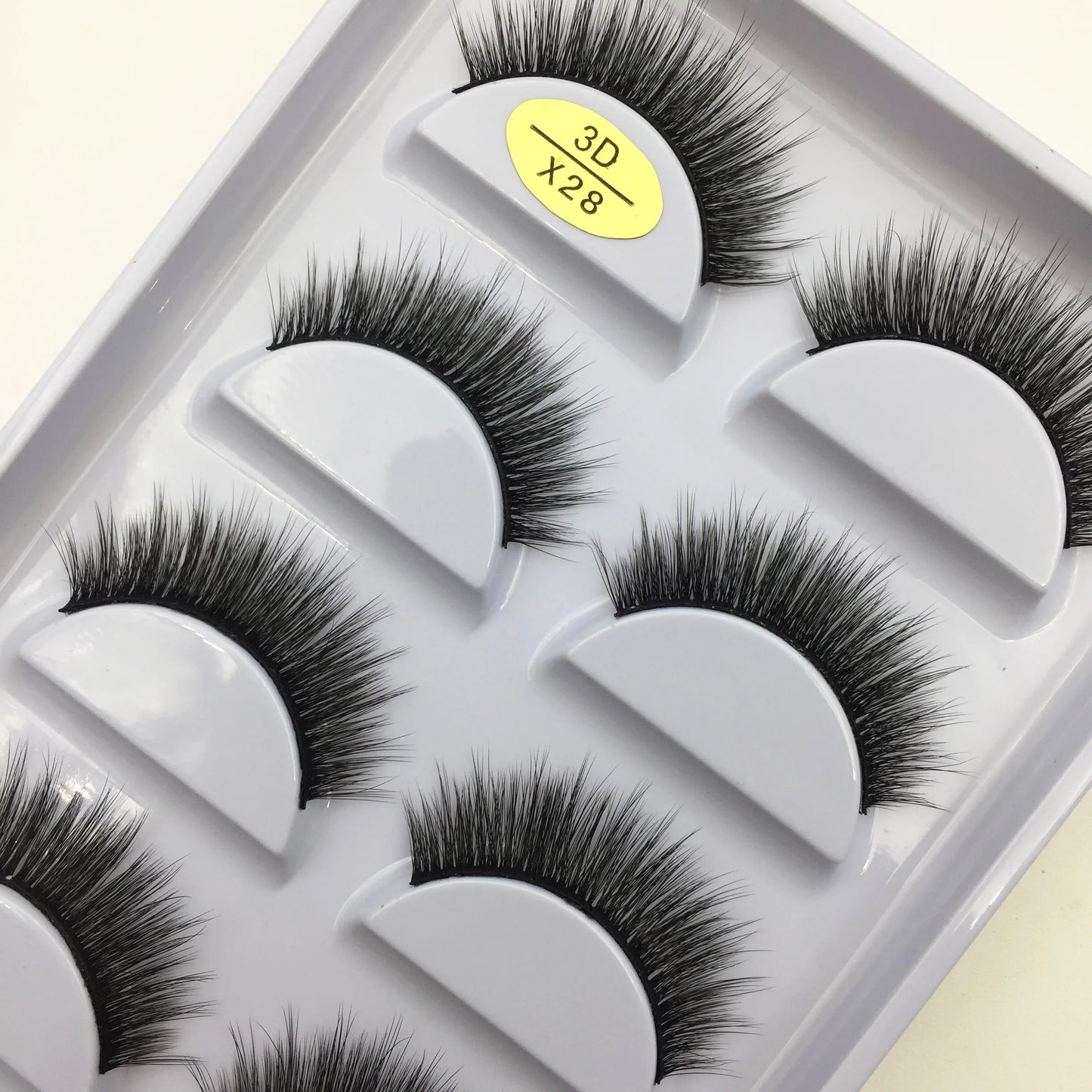 38 Styles 5 Pairs 3D Mink False Eyelashes – Natural Fake Lashes Makeup Beauty Tools