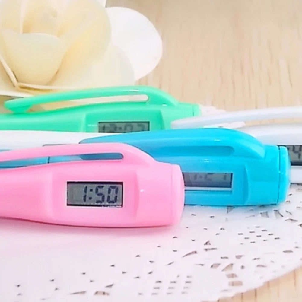 Office Digital Watch Ballpoint Pen - Electronic Clock & Ball Point Pen for Students, Civil Servants, Office, and School Use
