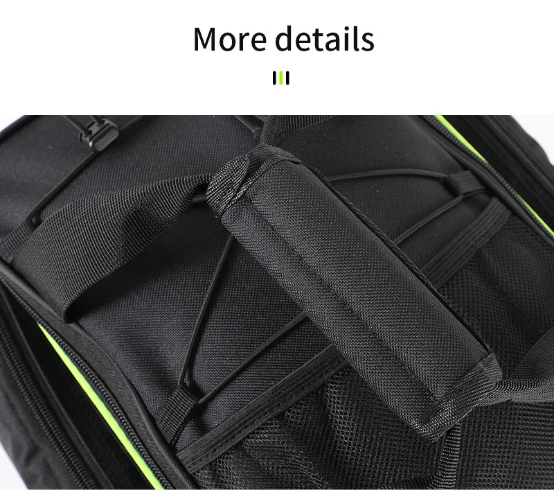 WEST BIKING 3-in-1 Waterproof Bike Trunk Bag — Large Capacity MTB & Road Bicycle Saddle Seat Panniers, Travel Luggage Carrier
