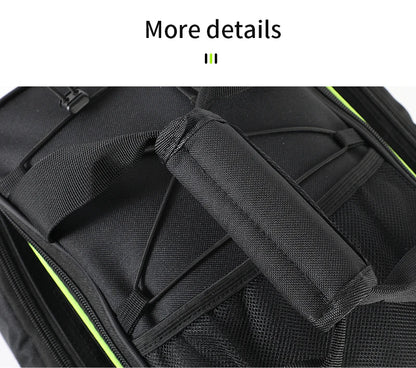 WEST BIKING 3-in-1 Waterproof Bike Trunk Bag — Large Capacity MTB & Road Bicycle Saddle Seat Panniers, Travel Luggage Carrier