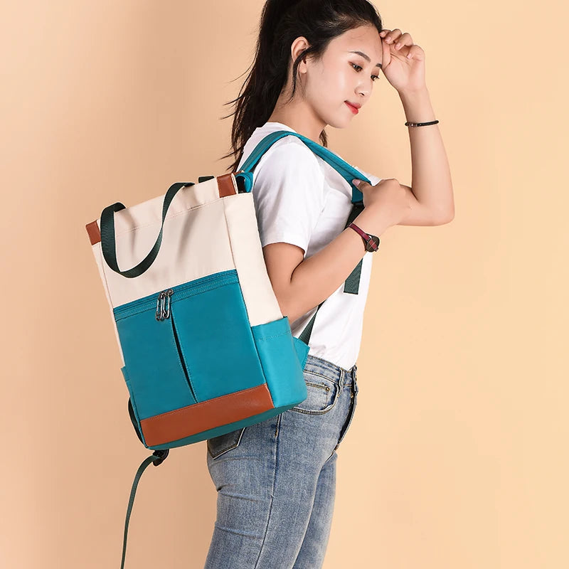 2023 New Women's Waterproof Oxford Backpack – Large Fashion Schoolbag for Teen Girls, Travel & Weekend Mochila