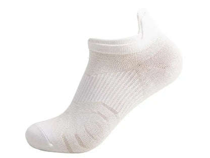 Athletic No-Show Ankle Socks — Breathable, Non-Slip Nylon Sports Socks for Basketball, Running, Biking & Football