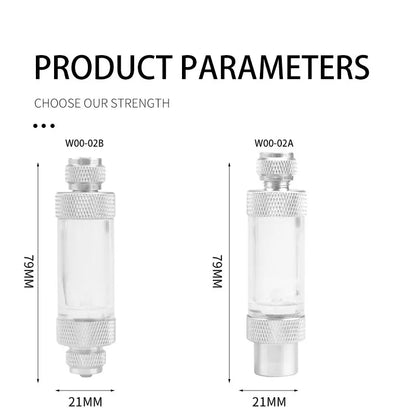 ZRDR Aquarium CO2 Bubble Counter – CO2 Generator Regulator with Single/Double Head Fine-Tuning Valve