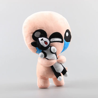 30cm The Binding of Isaac Plush Toy – Isaac with Black Cat Soft Stuffed Animal, Kids’ Doll Gift