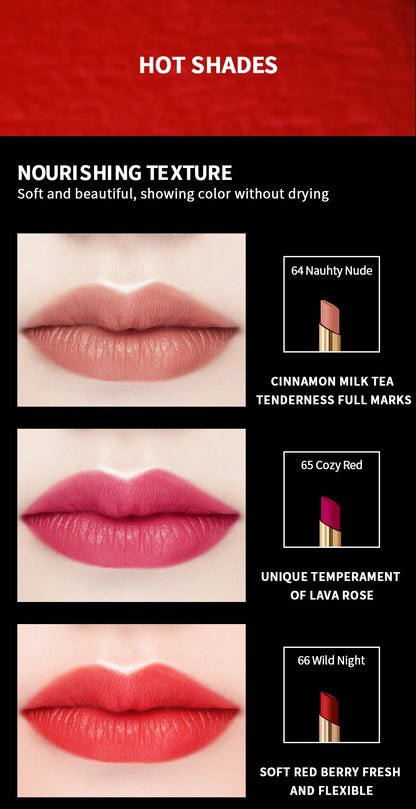 CHARMACY 16 Color Waterproof Velvet Lipstick – Long-Lasting Matte Lip Makeup, Easy to Wear