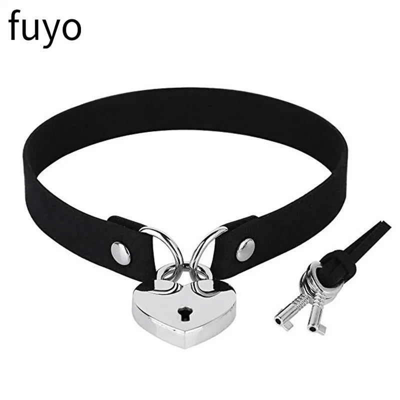 New Spike Choker Necklace – Punk Faux Leather Collar with Big Rivets, Studded Goth Style for Women & Men