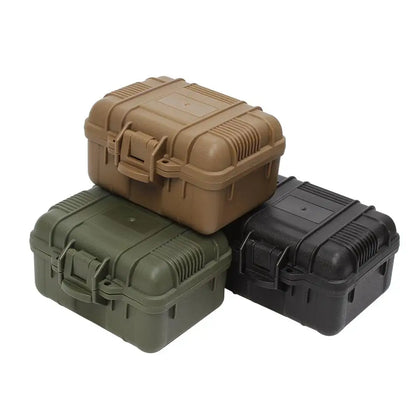 Sealed Waterproof Plastic Toolbox: Shock-Proof Instrument Case for Safety, Outdoor Portable Equipment Storage