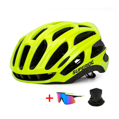 SUPERIDE Aero Cycling Helmet – Lightweight Anti-Impact MTB & Road Bike Helmet for Men & Women, Trail DH Racing