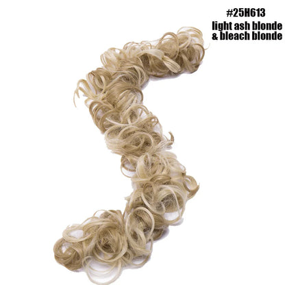 BENEHAIR Messy Hair Bun – Synthetic Chignon Hairpiece Scrunchy for Women Updo Styling