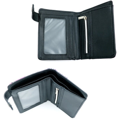 Death Note Anime Wallet — Black PU Leather Short Card & Coin Purse for Boys & Girls Gift