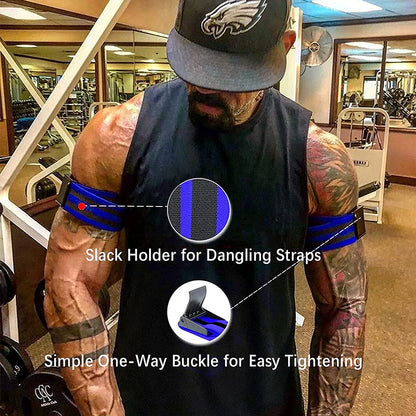 BFR Blood Flow Restriction Bands – Gym Fitness Training Straps for Arms & Legs, Muscle Growth, Bodybuilding & Weightlifting Occlusion Bands