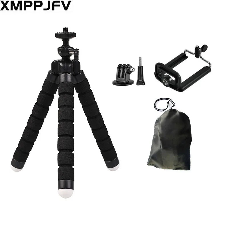 Flexible Mini Octopus Tripod for GoPro Hero 12/11/10/9/8/7 Black MAX & Action Cameras Accessories