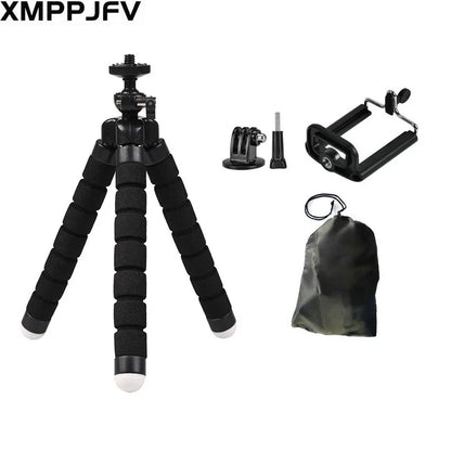 Flexible Mini Octopus Tripod for GoPro Hero 12/11/10/9/8/7 Black MAX & Action Cameras Accessories