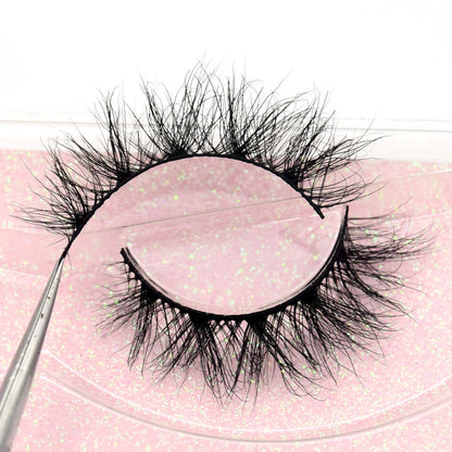 Visofree 13mm 3D Mink Eyelashes – Natural Long Handmade Cruelty-Free False Lashes for Makeup G04
