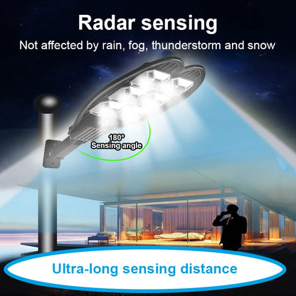 Newest Solar Lights Outdoor – Powerful Motion Sensor Solar Lamps, Waterproof Garden and Street Yard Light