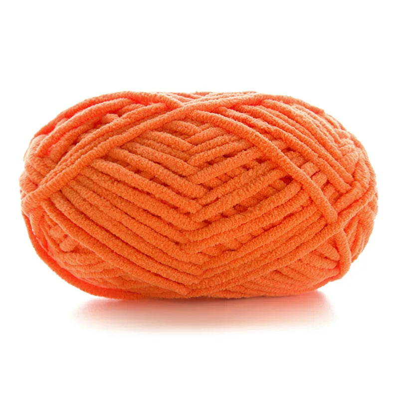 50g/Ball DIY Knitting Yarn – Soft Wool for Baby Scarf, Hat, Chunky Crochet Thread