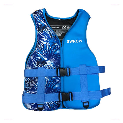Neoprene Life Jacket for Adults & Children – Buoyancy Vest for Swimming, Boating, Skiing, and Water Sports