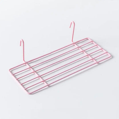 Grid Photo Wall Accessories – Wrought Iron Hanging Basket for Creative Indoor Wall Decoration