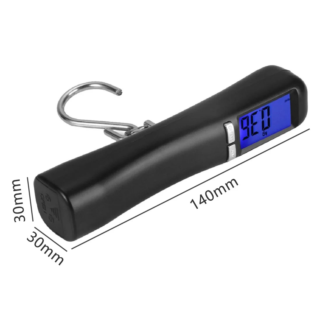 New 40kg/10g Digital Luggage Scale - Portable Travel Suitcase Hanging Scale, Handheld Electronic Weight Balance for Kitchen & More