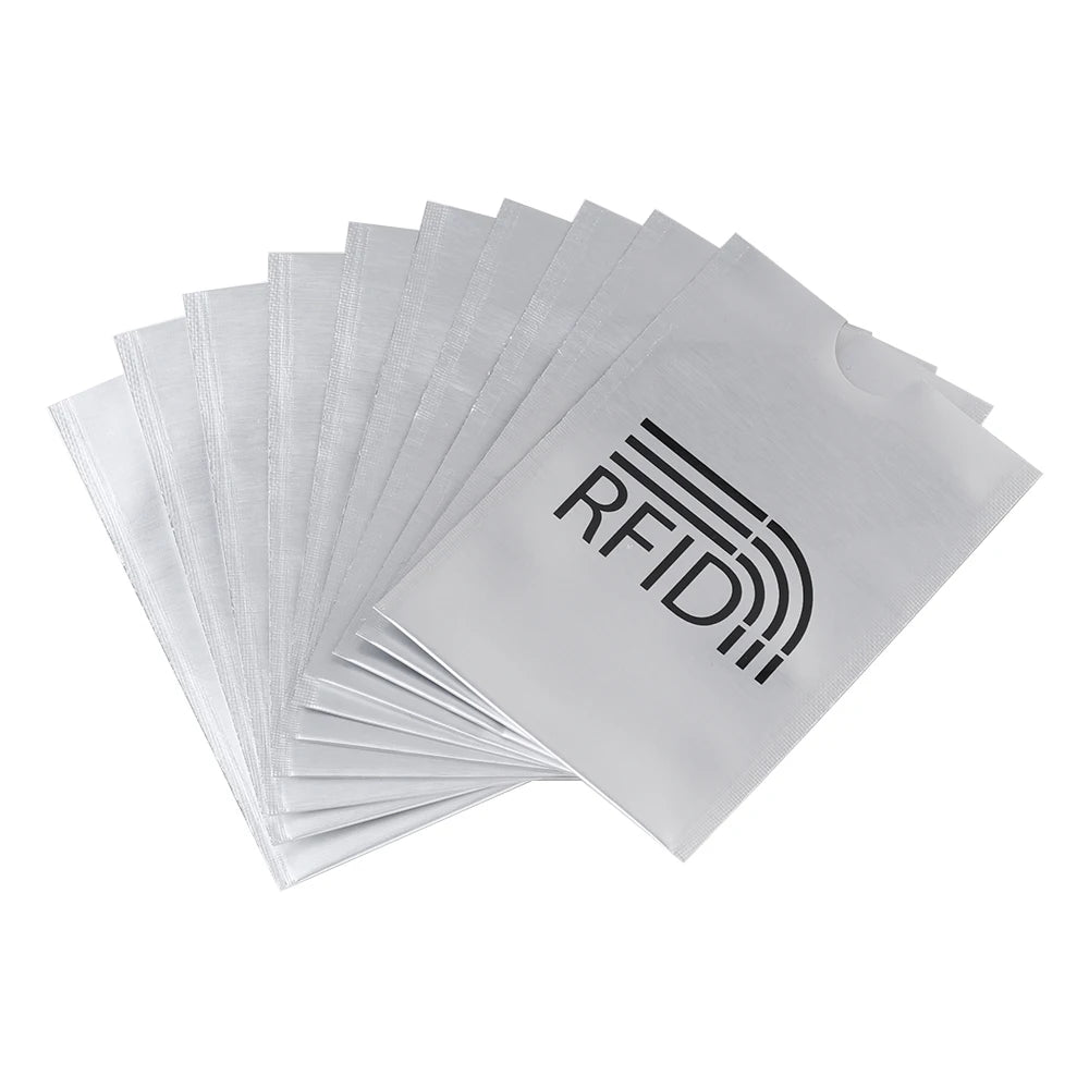 10PCS RFID Credit Card Protector Sleeves – Anti-Theft Blocking Skin Case Covers for Bank Cards, New Hot Sale