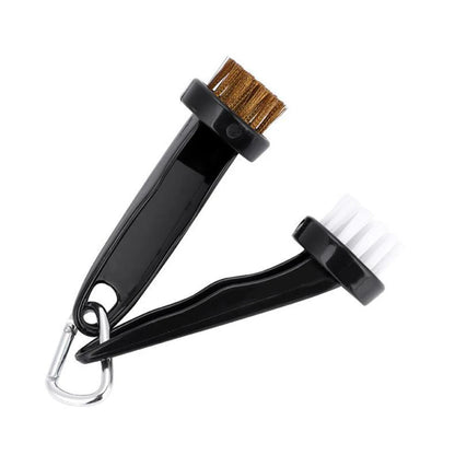 GLOOF Portable Golf Club Brush Kit – Round Head Cleaner for Irons, Putters & Shoe Cleats