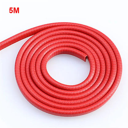 2/5/10M Car Door Edge Protector Strip - Anti-Collision Scratch Guard Trim with Steel Reinforcement for Auto Styling & Vehicle Protection