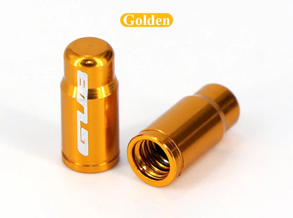4pcs Aluminum Bike Tire Valve Caps – Ultralight MTB Road Mountain Schrader/Presta Tyre Protectors