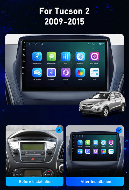 Srnubi 2DIN Car Radio Android 12 – Universal 7"/9" CarPlay Multimedia Player for Nissan, Honda, Toyota, Lada, Volkswagen, Hyundai