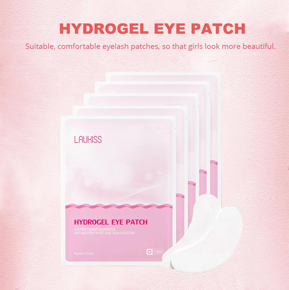 50/200/500 Eyelash Extension Patches — Style Under Eye Pads & Stickers for Grafted Lashes