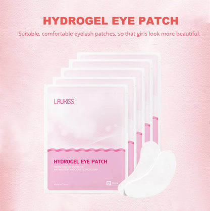 50/200/500 Eyelash Extension Patches — Style Under Eye Pads & Stickers for Grafted Lashes
