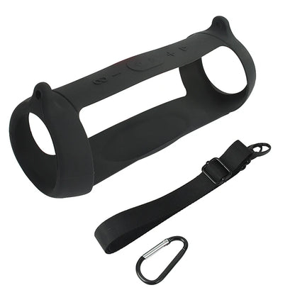 # ZOPRORE JBL Charge 5 Silicone Case Cover - Outdoor Travel Protective Skin with Strap and Carabiner