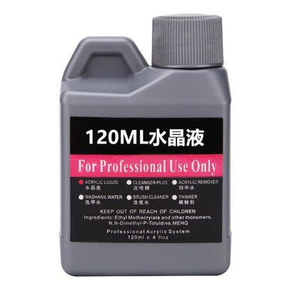 120ml EMA Acrylic Liquid Monomer for Nails Crystal Nail Art Extension Dipping Carving Professional Nail Supplies
