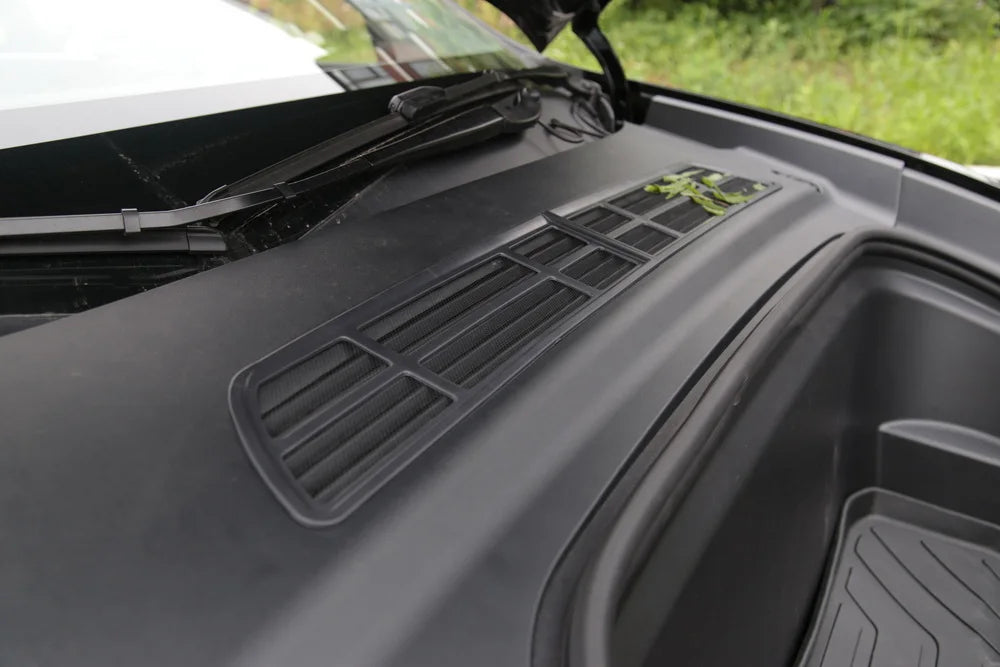 Insect-Proof Net for Tesla Model Y Front Trunk – Air Conditioning Intake Grille Protective Cover