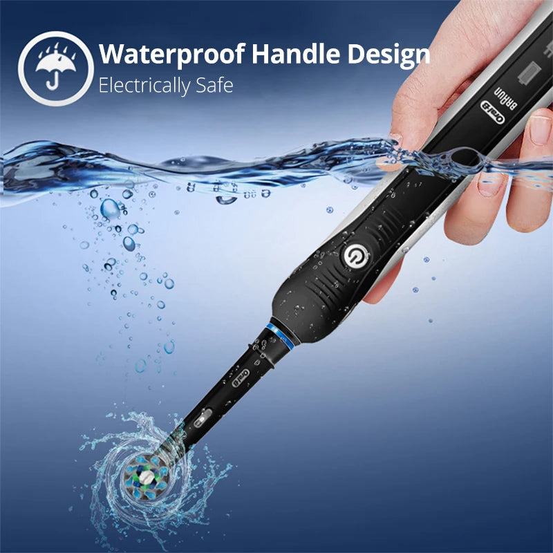 Oral-B Pro 4000 Electric Toothbrush – 3D Action Daily Clean with Pressure Sensor, 4 Modes, Gum Care, Waterproof & Rechargeable