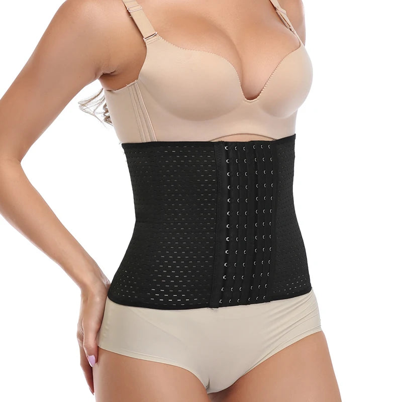 Plus Size XS-5XL Steel Boned Waist Trainer Corset for Women – Postpartum Shapewear Bustier Cinta Modeladora