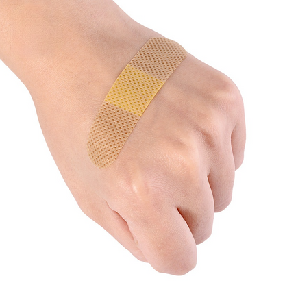 100PCS Waterproof Adhesive Bandages - Breathable First Aid Plasters for Wounds & Skin Protection