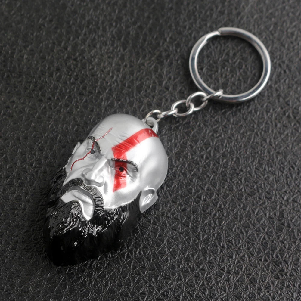 God of War 4 Kratos Sword Keychain – Pendant Keyring Jewelry for Men & Women, Car Key Accessory