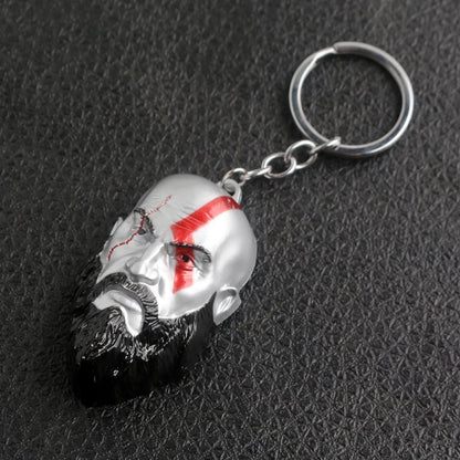 God of War 4 Kratos Sword Keychain – Pendant Keyring Jewelry for Men & Women, Car Key Accessory