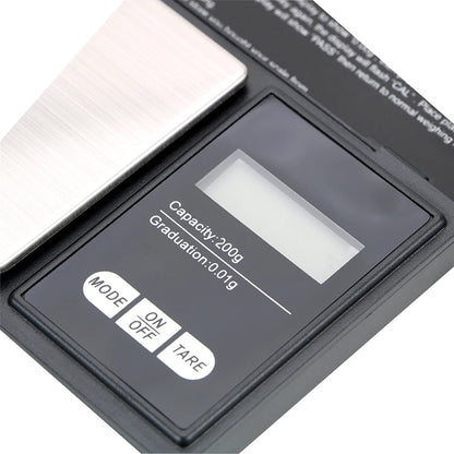High Accuracy 200G-0.01G Mini Digital Scale for Jewelry & Kitchen | Precise Gram Weight Measurement | LCD Display with Backlight | Electric Pocket Scale (1Pcs)