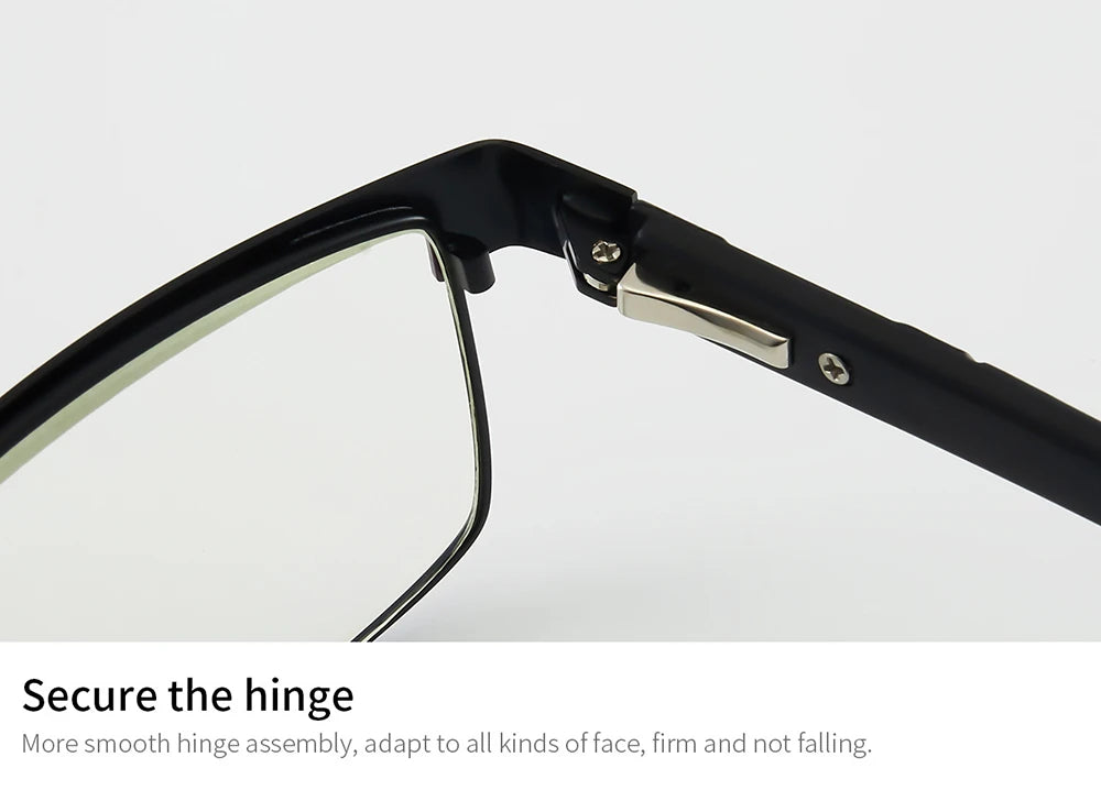 High-Quality Stainless Steel Reading Glasses for Men & Women – Fashion Presbyopic & Anti-Blue Light Eyewear