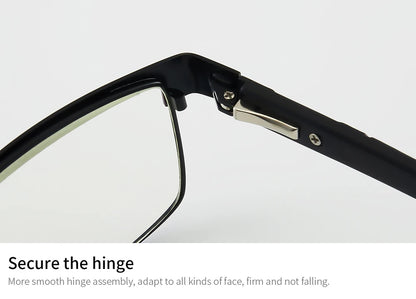 High-Quality Stainless Steel Reading Glasses for Men & Women – Fashion Presbyopic & Anti-Blue Light Eyewear